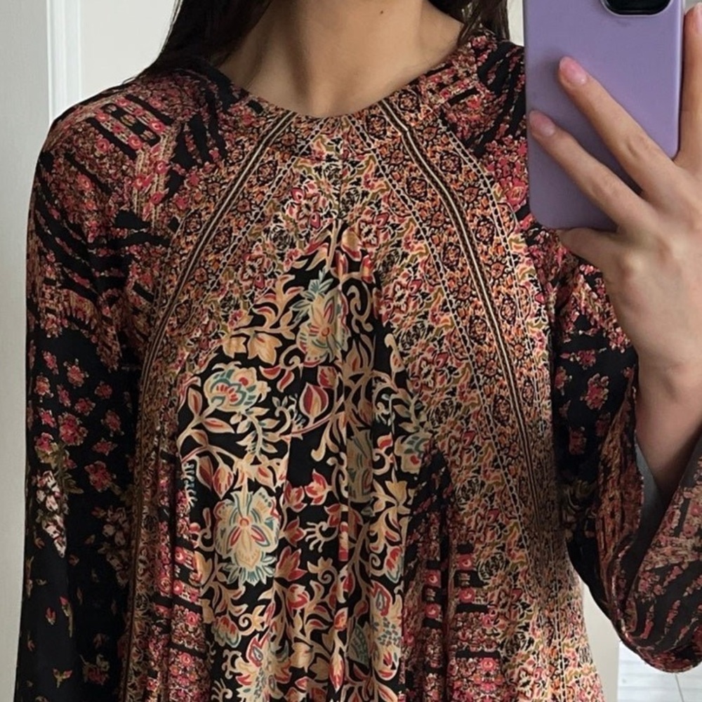 Free People Stevie Long Sleeve Tunic Dress